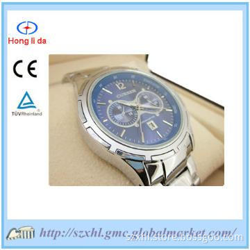 quartz stainless steel watch water resistant watch men